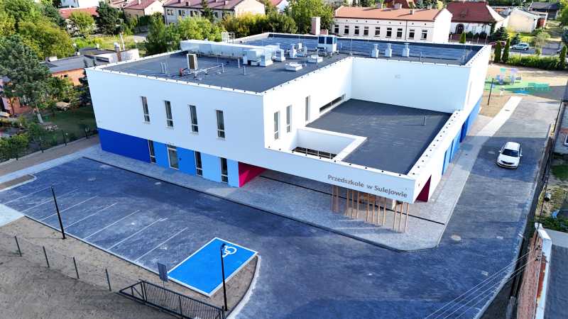 Energooszczędne, ekonomiczne, nowoczesne – trzy słowa, które opisują realizację Przedszkola w standardzie budownictwa pasywnego w Sulejowie!